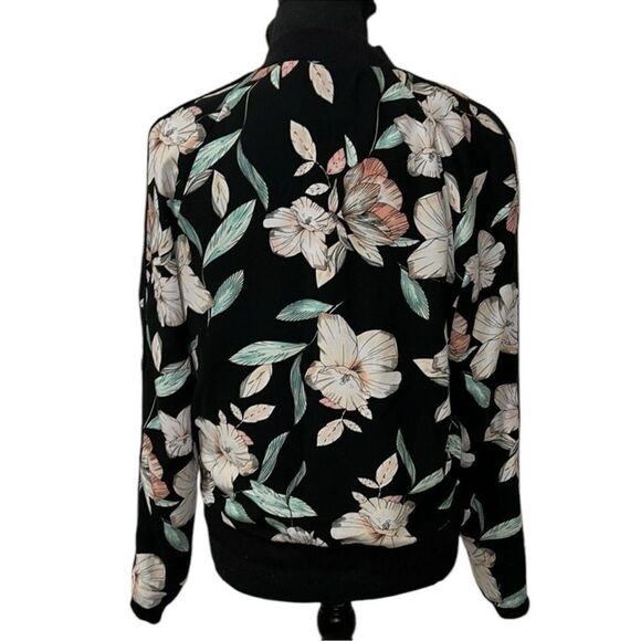 Decree Floral Print Bomber Jacket(Size Medium) - Picture 4 of 10